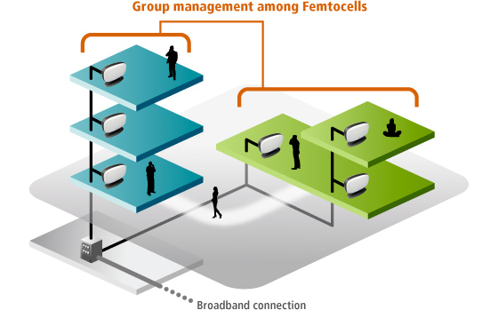 Group management among Femtocells
