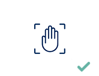 Reconocimiento de huellas dactillares y palmeras