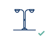 Gestiona el alumbrado público a través de un navegador o aplicaciones móviles fáciles de usar.