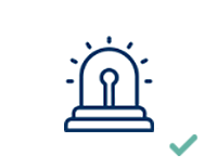 Disuade a los infractores mediante alertas direccionadas al propio dominio.